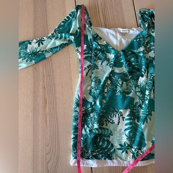 Guess Junglescape long sleeve mini dress - M - Picture 8 of 9